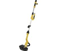 Güde GTBS 710 - Lijadora en seco (230 V, 710 W, 1200-2500 rpm, diámetro del disco de 22,5 cm, telescópica, cambio de bandeja de lijado sin herramientas, con disco de lijado redondo y delta, juego de