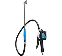 Güde Inflador de neumáticos digital V 12 PRO (pantalla multifunción, 0-12 bar presión de trabajo, válvula de liberación de aire finamente dosificable, calibrable, conector de válvula Michelin, para