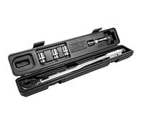 Güde Juego de llaves dinamométricas (5 piezas) 1/2" con 3 llaves de vaso y extensión, rango de ajuste: 40-210 Nm, plata 39010