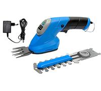 Güde Kit de Mantenimiento de jardín con batería GPS 3,6 V-1,5 Li-Ion (batería integrada de 3,6 V/1,5 Ah, TÜV/GS, Tijeras de podar de 70 mm, Tijeras de seto/arbustos de 100 mm para Ramas de hasta 8 mm