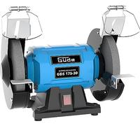 Güde Lijadora doble Amoladora GDS 175-30 (300 W, 2980 1min velocidad del motor, 2 discos protectores, granos: disco abrasivo grueso y fino de 36 a 60 K, eje de lijado con rodamiento de bolas)