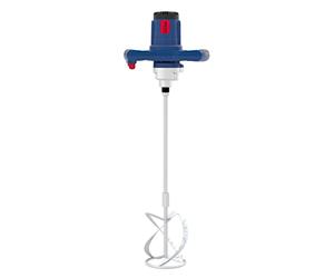 Güde Mezclador 58043 GRW 1414.1 (230 V, 1400 W, potente agitador de mortero para mezclar y mezclar materiales de construcción en polvo) azul