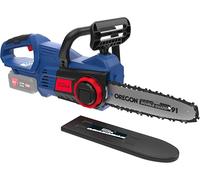 Güde Motosierra con batería KS 18-0 (18 V, 21000 1/min, longitud de corte 240 mm, sistema de sujeción rápida de cadena, lubricación automática de cadena, peso 2,6 kg, incluye espada y cadena Oregon,