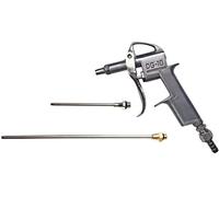 Güde Pistola de aire comprimido (3 piezas, carcasa de aluminio fundido a presión, rosca de conexión IG 1/4", 8 bar, presión de trabajo, 120-600 l/min, incluye boquilla de conexión y 3 boquillas de 25