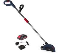 Güde RKS 18-201-05 - Cortador de Bordes de césped con batería de 2 Ah y | Longitud de la cuchilla de 190 mm, velocidad del motor de 4400 rpm, 3 profundidades de corte ajustables de 34 a 40 mm