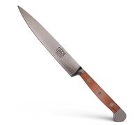 Güde Solingen - Cuchillo de cocina forjado, 16 cm, madera de peral, ALPHA-BIRNE - doble virola, Hecho a mano en Alemania