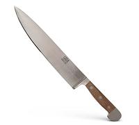 Güde Solingen - Cuchillo de Cocinero Grande Forjado, 26 cm, Madera de Nogal, Alpha-Walnut - Cuchillo de Cocina, Doble virola, Hecho a Mano en Alemania