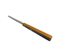 Güde Solingen-Cuchillo Multiusos Filo de Sierra, 10 cm, Uni, Pom, Chrome Steel, Negro/Naranja