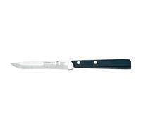 Güde Solingen-Cuchillo Multiusos Negro/Blanco con Filo de Sierra, 11 cm, Uni, Pom, Chrome Steel