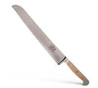 Güde Solingen - Cuchillo para Pan Forjado, 32 cm, Madera de sicomoro, Alpha-PLATANE - Doble virola, Hecho a Mano en Alemania