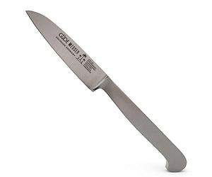 Güde Solingen-Cuchillo para Pelar Forjado, 9 cm, Todo de Acero, Kappa, Hecho a Mano en Alemania, Chrome Steel, Plata