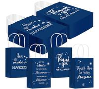 Gueevin 40 bolsas de papel de agradecimiento para profesores, empleados, regalos de agradecimiento a granel para el día de los profesionales administrativos, semana del voluntario, enfermera, regalo