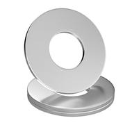 GUEEYUAW 50 piezas Arandelas M8 x 16mm, Acero inoxidable 304 A2 V2A DIN 125 Arandelas Planas