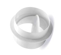 Guente del conector Guente del conector sin retorno Ampliar al soldado para conectar tubería de conducto o tubería de manguera flexible para cocina, baño y área de vida blanco 200mm