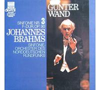 Günter Wand & Sinfonieorchester des Norddeutschen Rundfunks Hamburg - Brahms: Sinfonie Nr. 3 F-dur, op. 90 [Vinyl LP] [Schallplatte]