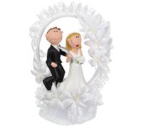 günth Tipo Divertido poliresina Novios Accesorio con Tul Corona (Base para Abrir), se envía en dekorativem Visión de cartón, 1er Pack (1 x 340 g)