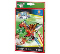 Günther Flugspiele 1591 - Lámina para Colorear e inflar Magic Dragon, Aprox. 40 x 13 x 33 cm, dragón para Colorear e inflar, para niños a Partir de 3 años