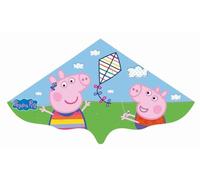GÜNTHER FLUGSPIELE Paul 1216 - Dragón Infantil con diseño de Peppa Pig, Completo Listo para Volar asa y Cuerda, insertado lámina Resistente niños a Partir 4 años, Aprox. 115 x 63 cm