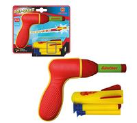 GÜNTHER FLUGSPIELE Paul 1542 - Juego de Cohetes Pop Darts, lanzacohetes a presión Aire, para niños Partir 4 años, Incluye 1 Espuma Suave y 2 Dardos Blanda