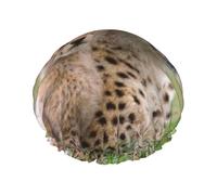 Guepardo, animal salvaje,Gorro de ducha, gorro de noche, gorro de baño elástico impermeable de doble capa, reutilizable para el cabello.