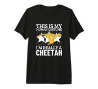 Guepardos Este es mi Disfraz Humano, Soy Realmente un Guepardo Camiseta Premium