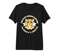 Guepardos Este es mi Disfraz Humano, Soy Realmente un Guepardo Camiseta Premium