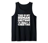 Guepardos Este es mi Disfraz Humano, Soy Realmente un Guepardo Camiseta sin Mangas