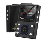 Gueray Reproductor MP3 HiFi 16GB con Bluetooth 5.3 Reproductor de Audio Digital de Alta Resolución sin Pérdidas, Soporta Radio FM Grabadora de Voz Tarjeta de Memoria de 64GB (Ampliable hasta 256GB)