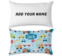 Guerity Funda de almohada con nombre personalizado, 30 x 50 cm, almohada personalizada con nombre inicial, funda de cojín cuadrada para sofá, cama, camping, viajes, picnic al aire libre, regalos para