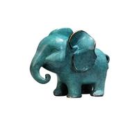 GUERNSEY Adorno de Estatua de Atracción de Riqueza Adornos de Elefante Cobre for el hogar, artesanías Chinas, Decoraciones for salón, estatuas Hechas a Mano Decoración de Riqueza
