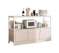 GUERNSEY Aparador Aparador nórdico, Armario de té, Cocina casera, Armario de Buffet Multifuncional, Armario de Vino, casillero Minimalista Moderno Gabinete de Buffet(120cm)
