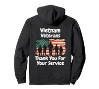 Guerra de Vietnam Veteranos de Vietnam Gracias por su Regalo de Servicio Sudadera con Capucha