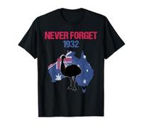Guerra del Emú 1932 Nunca olvides la historia de Australia Camiseta