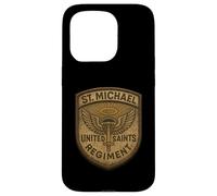 Guerra Espiritual San Miguel Arcángel Carcasa para iPhone 15 Pro
