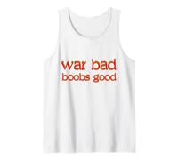 Guerra Mal, Amor Buen Diseño Meme Camiseta sin Mangas