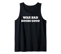 Guerra Mala Tetas Bueno Divertido Camiseta sin Mangas