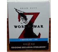 Guerra Mundial Z (World war Z) Steelbook Blu-Ray+DVD Sellado Aaccion Nuevo