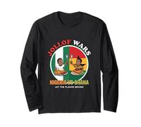 Guerras de Jollof Nigeria vs Ghana Camiseta Divertida Manga Larga