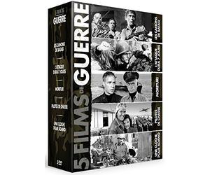 Guerre - Coffret 5 films : Les Canons de Batasi + L'Attaque dura sept jours + Morituri + Pilotes de chasse + Une cloche pour Adano [Francia] [DVD]