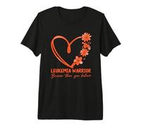 Guerrera contra La Leucemia. Más Valiente De Lo Que Crees Camiseta Premium
