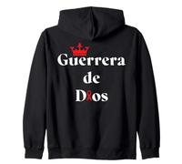 Guerrera De Dios Jesus Sudadera con Capucha