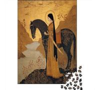 Guerrera sij del Siglo XVIII 1000 Piezas Rompecabezas para Adultos para Amantes O Amigos Imposable 38x26cm/1000pcs