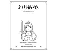 Guerreras HUNTER K-POP y Princesas: Libro para Colorear con Mandalas y Caligrafía: Más de 25 páginas de dibujos para niñas y niños de 4 a 10 años | ... y números | Regalo perfecto para cumpleaños