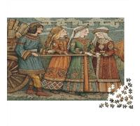 Guerreras vikingas; Pinturas renacentistas Rompecabezas Rompecabezas Juego De Habilidad para Toda La Familia 70x50cm/1000pcs