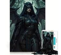 Guerrero Alado en el Bosque Rompecabezas para Adultos 1000 Piezas Mejora la Concentración Diversión Tamaño Uniforme Piezas Precisas Actividad para Compartir con Seres Queridos (50x75cm)