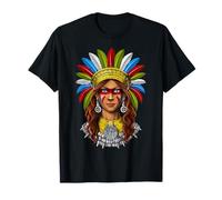 Guerrero Azteca civilización Azteca Guerrero Maya Antigua CU Camiseta