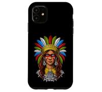 Guerrero Azteca civilización Azteca Guerrero Maya Antigua CU Carcasa para iPhone 11