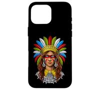 Guerrero Azteca civilización Azteca Guerrero Maya Antigua CU Carcasa para iPhone 16 Pro MAX