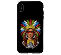 Guerrero Azteca civilización Azteca Guerrero Maya Antigua CU Carcasa para iPhone XS MAX