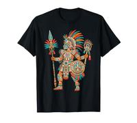 Guerrero Azteca Códice Mexicano Arte Mesoamericano Tribal Azteca Camiseta